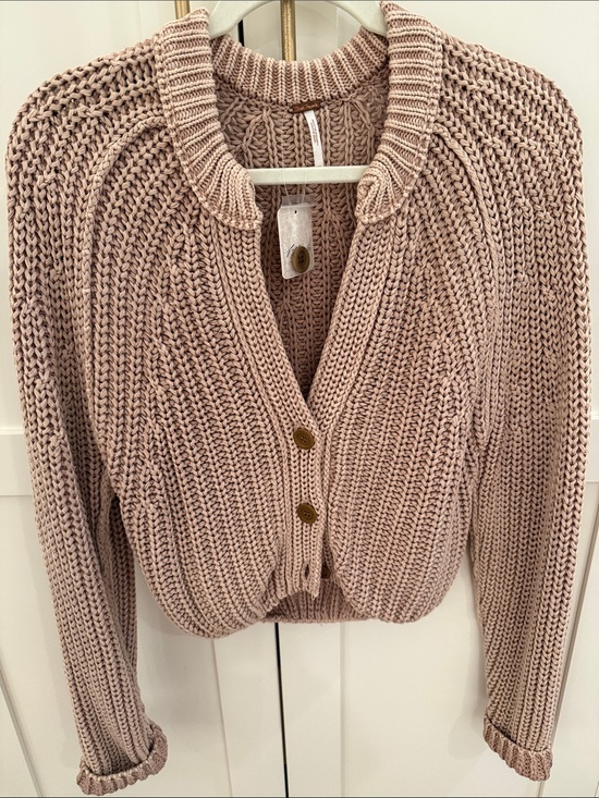 Free People Sweaters - Free People Sweet Nothing Cardi, color sand castle